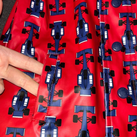Minizzz Race car rain jacket 2-3 - Picture 3 of 8
